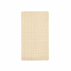 Berilo Tapis de Douche Antidérapant Carreaux Beige PVC 67,7 x 38,5 x 0,7 cm (6 Unités)