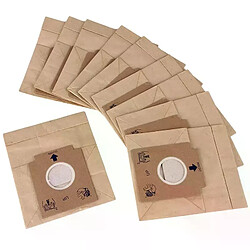 Sacs à poussière en papier Kraft à double filtre pour aspirateur Z1480 ZW1200 211 ZC1120B ZC1120R ZC1120Y ZMO1510 ZMO 10 pièces