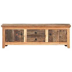 vidaXL Meuble TV 120x30x40 cm Bois d'acacia et de récupération massif