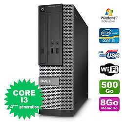 PC Dell Optiplex 3020 SFF I3-4150 3.5GHz 8Go Disque 500Go DVD Wifi W7 - Occasion