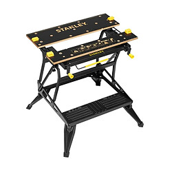 Établiétau pliable 2 en 1 Stanley serrage vertical pas cher