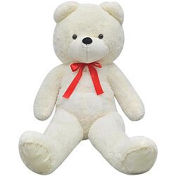 vidaXL Ours en peluche Blanc 170 cm