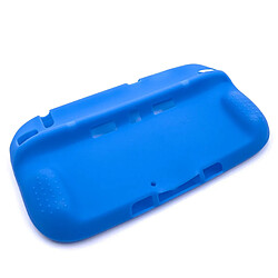 vhbw Couvercle, étui silicone bleu pour Nintendo Wii U Gamepad console de jeux, manette