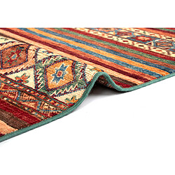 Vidal Tapis de laine 245x171 rouge Torkman