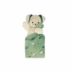 Acheter Kaloo Doudou Carre douceur Chien Vert - 18 cm