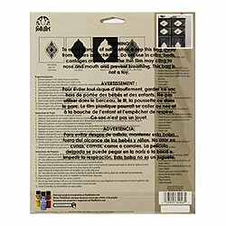 Plaid?: Craft FolkArt en Plastique Home Decor pochoirs de masquage 3/PK 24 x 21,5 cm, Fleur