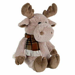 Paris Prix Peluche Enfant Renne avec Écharpe 30cm Marron