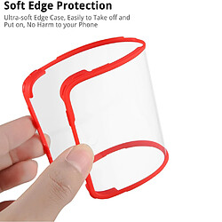 Coque en TPU + acrylique antichoc rouge pour votre Samsung Galaxy S22 Plus 5G