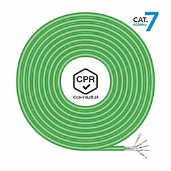 Avis Câble Réseau Rigide FTP 7ème Catégorie Aisens AWG23 Vert 305 m