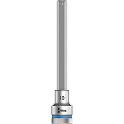 Wera 8740 C HF Embouts à douille HF Zyklop à emmanchement 1/2" avec fonction de retenue , 10.0 x 140 mm