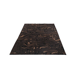 Avis Vidal Tapis de laine 244x175 brun Darya