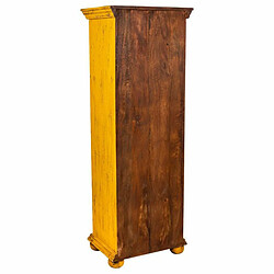 Armoire Alexandra House Living Jaune Fer Bois de manguier 40 x 149 x 53 cm pas cher