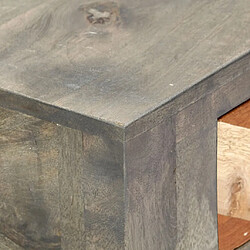 Acheter vidaXL Table console Gris 86 x 30 x 76 cm Bois de manguier massif