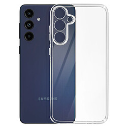 Avizar Coque pour Samsung Galaxy M55 Bloc Caméra Protégé Silicone Souple Transparent