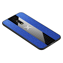 Wewoo Coque Souple Pour OPPO Realme X / K3 XINLI tissu de couture Shieldproof TPU Housse de protection Bleu