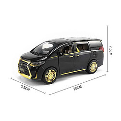 Acheter Universal 1/24 Luxury Lexus LM300 MPV Model Toy Car Alliage Moulé sous pression M929M Simulation Acoustique et Optique Retraite Collection Toy Car | Toy Car Moulé sous pression (or noir)