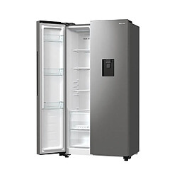 Réfrigérateur américain HISENSE - RS711N4WCE - 2 portes - Classe énergétique E - 91 x 64,3 x 178,6 cm - Inox