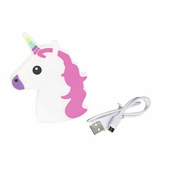 Paris Prix Chargeur à Induction Licorne 10cm Blanc & Rose