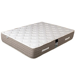 LUXURY LITERIE Matelas Dreamlux, 26 cm , ressorts ensachés, mousse haute densité, indépendance du couchage, face été/hiver + Oreiller + Couette, 160x200cm