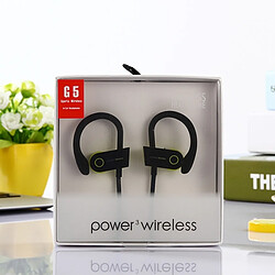 Avis Wewoo Oreillette Bluetooth noir pour iPhone, Galaxy, , Xiaomi, LG, HTC et autres téléphones intelligents G5 Wireless Headset V4.2 Écouteurs stéréo intra-auriculaires avec micro + vert,