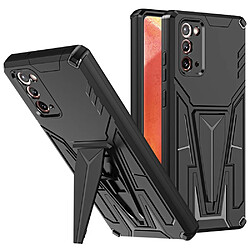 Coque en TPU antichoc avec béquille noir pour votre Samsung Galaxy Note 20