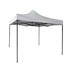 Acheter Mobili Rebecca Gazebo Chapiteau Pliant Blanc 4 Poid Métal Polyester Jardin 3x3