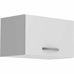 Atma OSLO Meuble haut court 1 porte - Blanc - L 60 x P 36 x H 35 cm