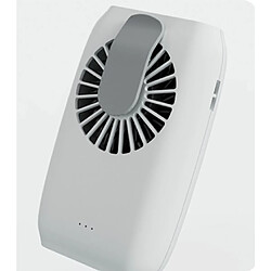 Avis Universal Portable mini taille coupé ventilateur portable USB batterie rechargeable ventilateur de bureau avec corde suspendue alimentation banque fan | fan (blanc)