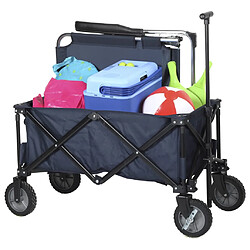 Acheter Campart Travel Chariot pliable St. Tropez Bleu 90,5x48x55,5 cm