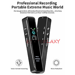 Universal 1 PCS Activation de la voix numérique Magnétophone Enregistrement audio longue distance Lecteur MP3 Réduction du bruit Enregistrement WAV avec écran IPS