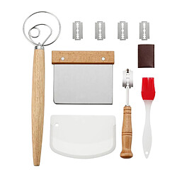 Fouet à Pâte Mélangeur Pain Score Grattoir à Pâte Kit De Cuisson Style C