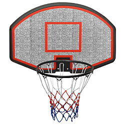 vidaXL Panneau de basket-ball Noir 90x60x2 cm Polyéthylène