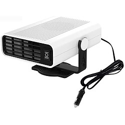 Vendos85 Chauffage de Voiture 2 en 1 12V 120W blanc