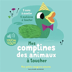 Mes comptines des animaux à toucher