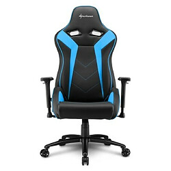 Sharkoon Elbrus 3 Siège Gamer Inclinaison Conventionnelle Simili Cuir Synthétique Acier Bleu