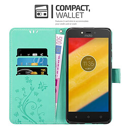 Cadorabo Coque Motorola MOTO C PLUS Etui en Turquoise