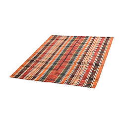 Vidal Tapis de laine 219x148 orange Jajim pas cher