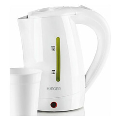 Bouilloire Haeger 5608475009006 0,5 L 1100W Blanc 500 ml 1100 W