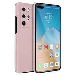 Avizar Coque Huawei P40 Pro Arrière Rigide + Avant Souple Rose