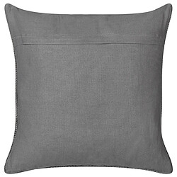 Acheter Beliani Lot de 2 coussins CONSTYLIS Coton 45 x 45 cm Unicolore Gris foncé