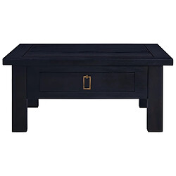 ComfortXL Table Basse Café Noir Clair 68x68x30 Cm Bois D'acajou Massif