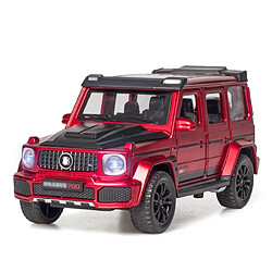 Universal 1/32 Alliage G700 Cross-Country Toy Model Simulation Métal Moulé Sous Pression Acoustique et Lumière Retour à la voiture jouet classique (rouge)