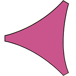 Avis Provence Outillage Voile d'ombrage triangle 5m rose