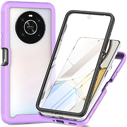 Coque en TPU 3 en 1 pour votre Honor X9 4G/5G/X30 5G/Magic4 Lite 5G - violet