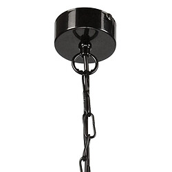 EPIKASA Suspension Starla, Noir, Acier, 34x34x74 cm pas cher