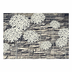 Paris Prix Papier Peint Stones Flowers 105 x 150 cm