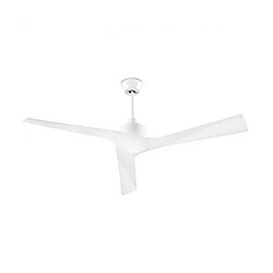 Leds C4 Plafonnier ventilateur Mogan Acier blanc