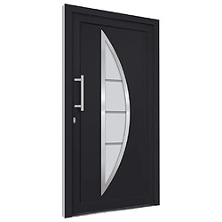 Avis vidaXL Porte d'entrée Anthracite 98x208 cm