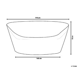 Avis Beliani Bâche de protection CHUVA 170x160x75 cm Gris