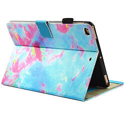 Acheter Wewoo Housse Étui bleu et rose pour iPad 9.7 pouces 2017 / Air / Air 2 Universel Marbre Motif Horizontal Flip En Cuir de Protection avec Holder & Card Slots & Sommeil